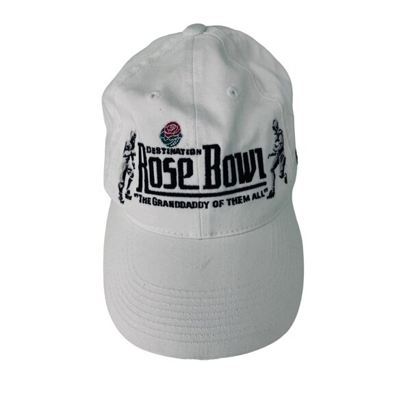 Vintage 1990's Nike Rose Bowl Washington Huskies Adjustable Cap Hat White Cotton - Picture 1 of 9